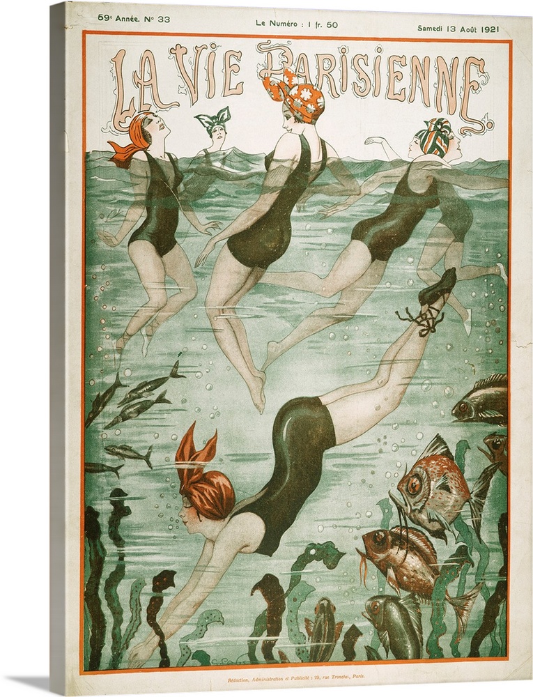 Cover of a summer issue of La Vie Parisienne, 1921.