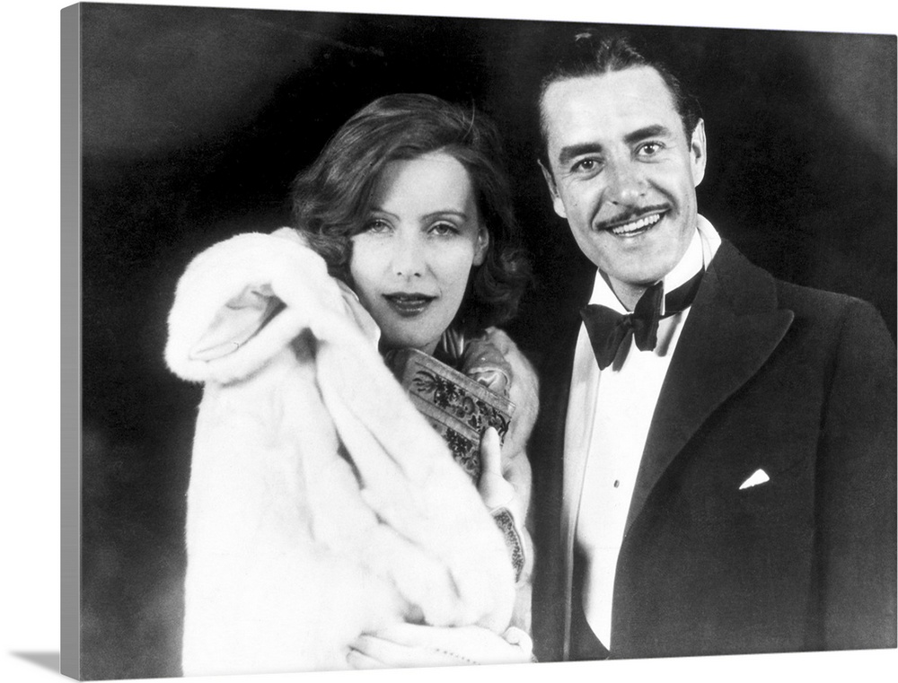 Greta Garbo and John Gilbert enjoying Hollywood night life, c1927.