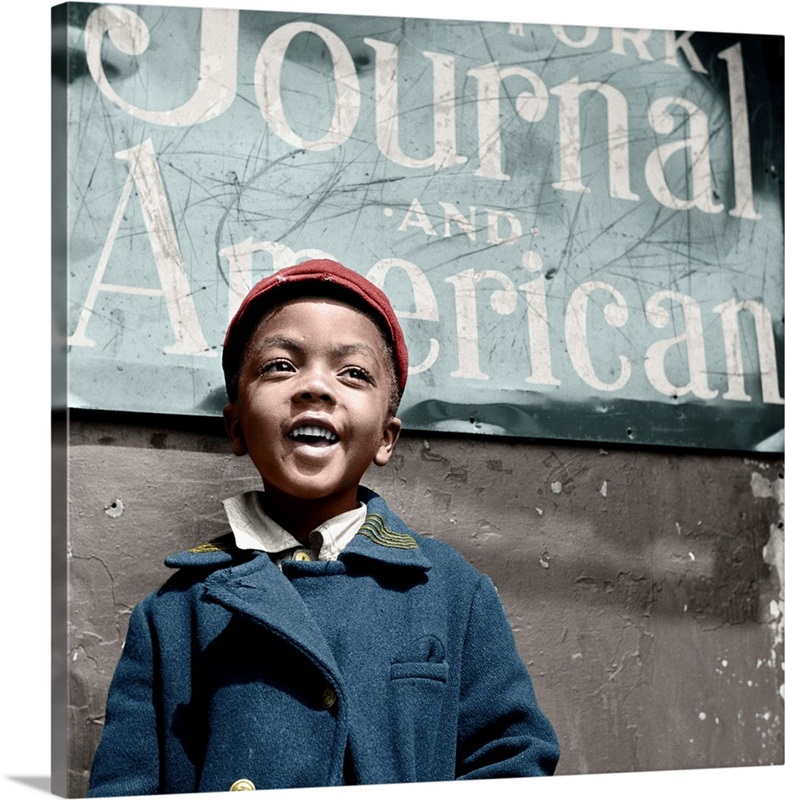 Harlem Newsboy, 1943 Wall Art, Canvas Prints, Framed Prints, Wall Peels ...