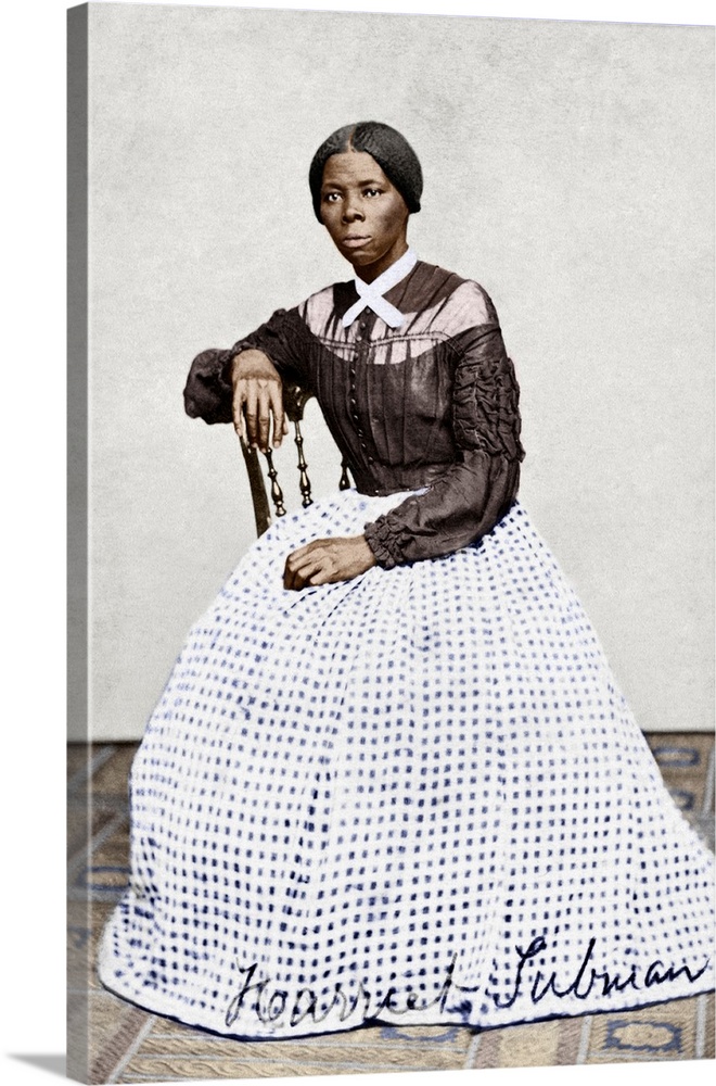 HARRIET TUBMAN (c1823-1913). American abolitionist. Photograph by Benjamin Powelson, c1868.