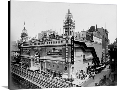 Hippodrome Theatre on Sixth Avenue between 43rd and 44th Street in New York City, 1910