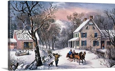 Homestead Winter, 1868