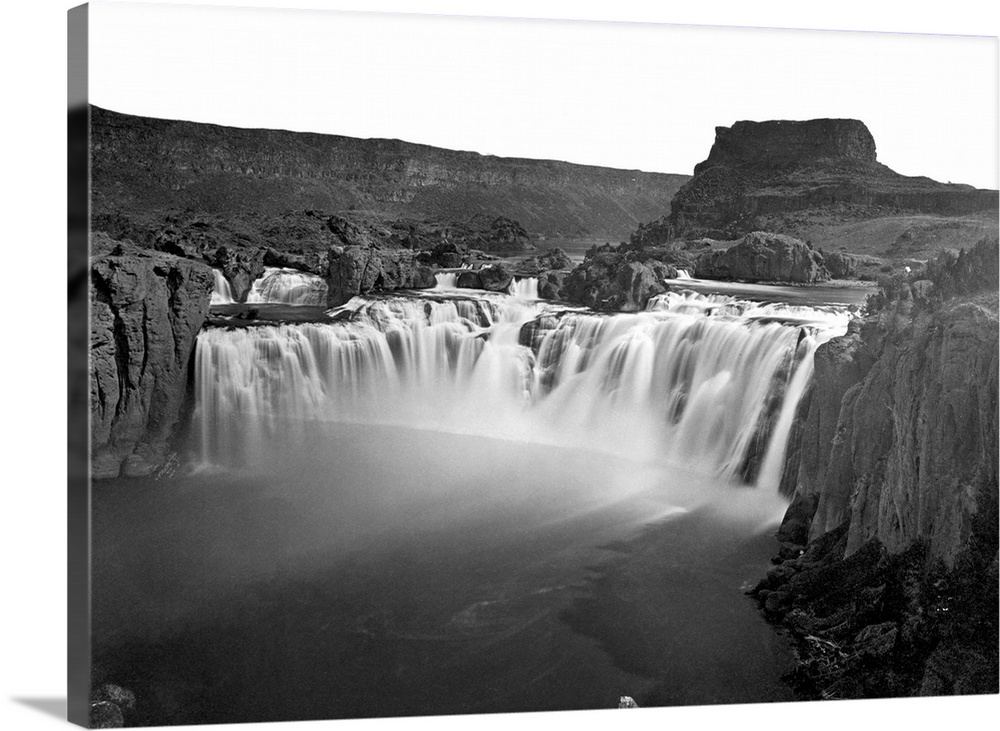 Idaho, Shoshone Falls. A View Of Shoshone Falls On the Snake River In Southern Idaho. Photographed By Timothy H. O'Sulliva...
