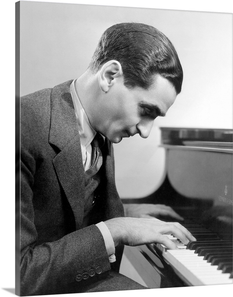 Originally Israel Baline. American (Russian born) songwriter. Photographed c1930.