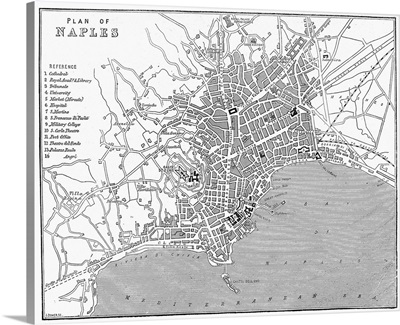 Italy, Plan Of Naples