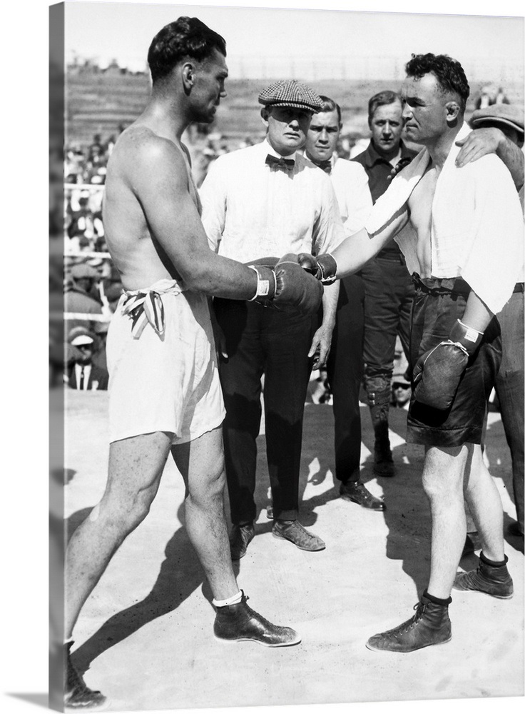 Jack Dempsey (18951983), American boxer Wall Art, Canvas Prints