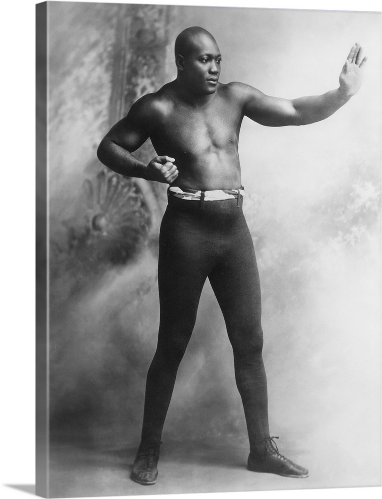 American heavyweight pugilist. Photographed in 1909.