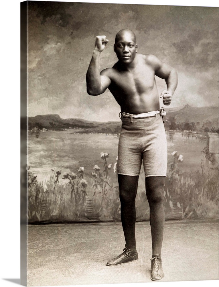 American boxer. Photographed in 1910.