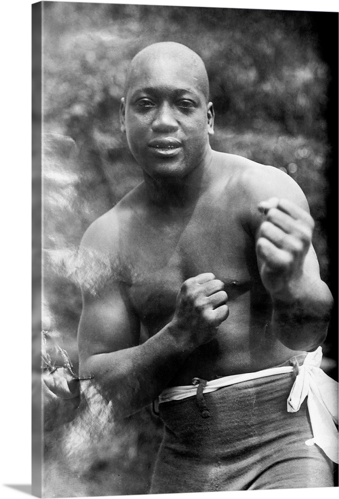 American heavyweight pugilist. Photographed c1910-1915.