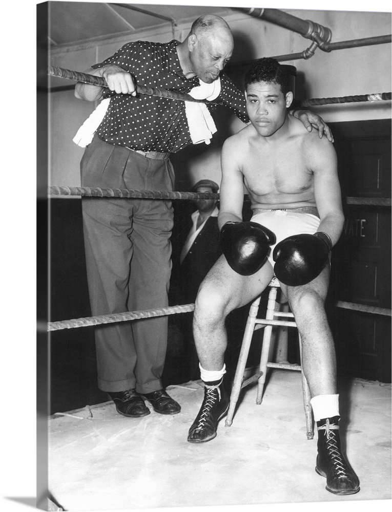 Joe Louis Signed Vintage Boxing Gloves