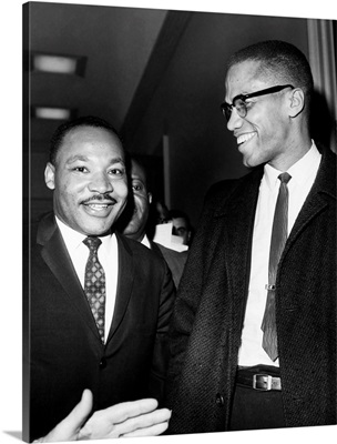 King And Malcolm X, 1964