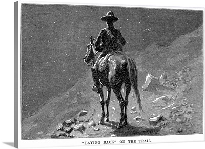 Laying Back On the Trail, 10th Cavalry, 1888