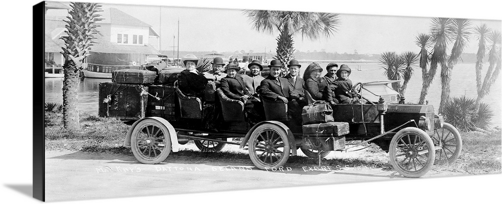 The Daytona to DeLand Ford Express in Florida, manufactured by the Ford Motor Company by welding together two Ford automob...