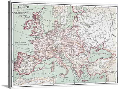 Map Of Europe, c1812