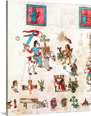 Mexico: Cortes, 1519, Montezuma's messenger