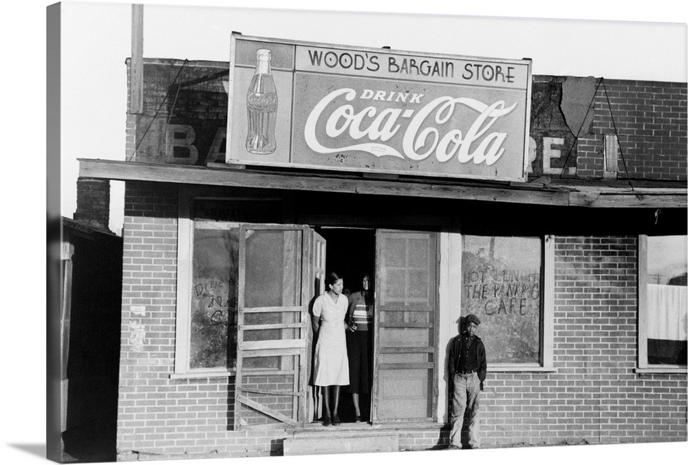Mississippi, Cafe, 1939. A Rural Cafe At Mound Bayou, Mississippi. Photograph By Russell Lee, January 1939.