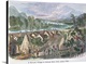 image thumbnail of Mohawk Village, 1780. A Mohawk Native American Village In Central New York, C1780. Engraving, 19th Century.
