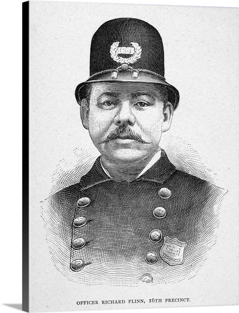 A member of the New York City police force, late 19th century.