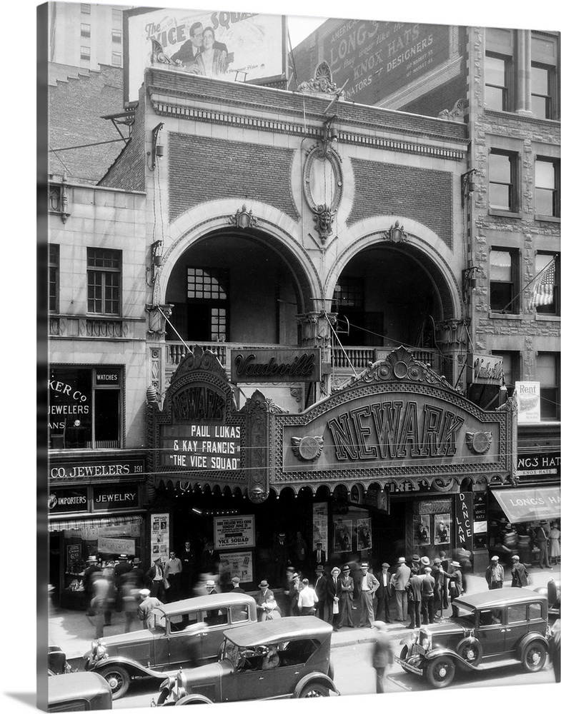 The Newark movie theater in Newark, New Jersey. Photographed c1925.