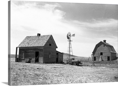 North Dakota: Farmhouse