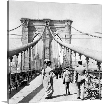 NY: Brooklyn Bridge, 1899