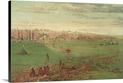 Pipestone Quarry On the Coteau Des Prairies, 1836