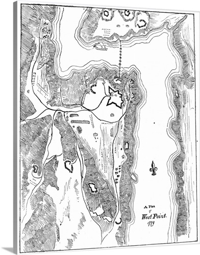 Plan Of West Point, 1779 | Great Big Canvas