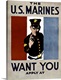 image thumbnail of Recruiting poster for the U.S. Marines Corps during World War II, c1944.