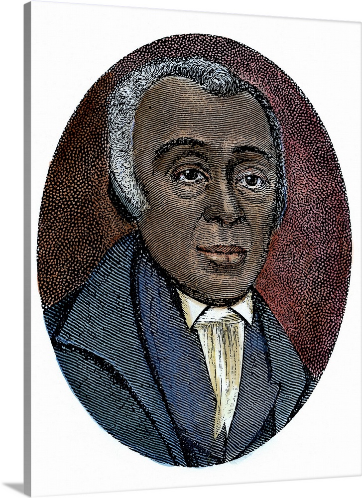 RICHARD ALLEN (1760-1831). American Methodist bishop and founder of the African Methodist Episcopal Church. Wood engraving...