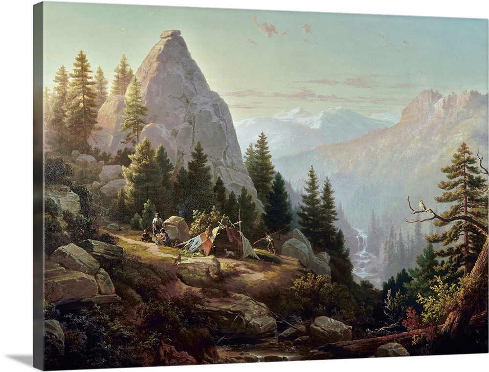 Sugar Loaf Peak, C1865. 'Sugar Loaf Peak, El Dorado County,' In California. Oil On Canvas By Thomas Hill, C1865.