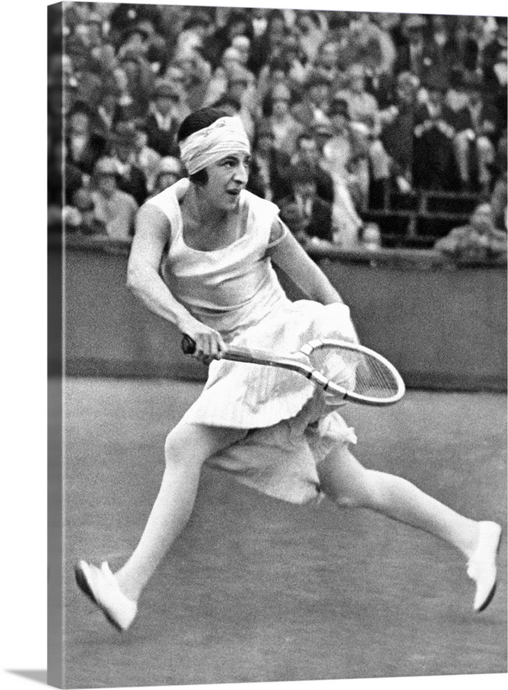 French tennis player. Photographed in 1926.