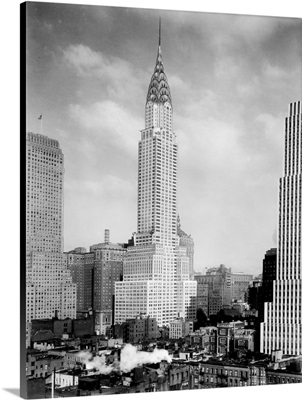 The Chrysler Building in New York City, 1930
