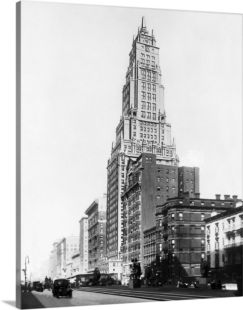 The Ritz Tower on Park Avenue in New York City. Photograph, c1930.