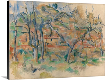 Trees And Houses, Provence, c1885