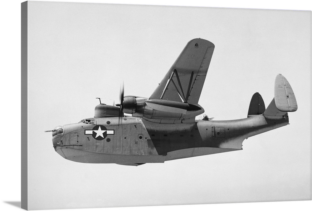 A Martin PBM Mariner flying 'boat' in World War II.