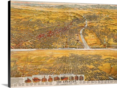 View Of Los Angeles, 1894