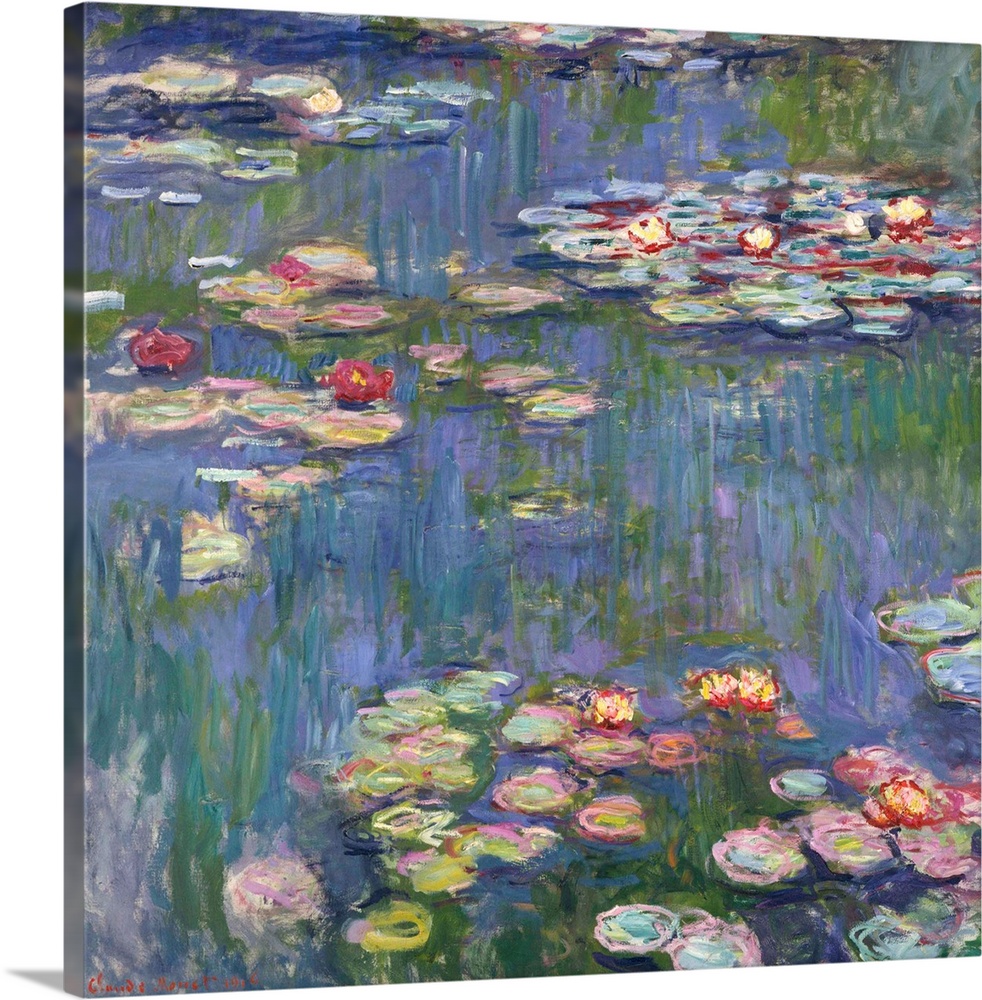 Claude Monet Water Lilies 1916 Vintage Wall Art Poster Print Picture Giclee 