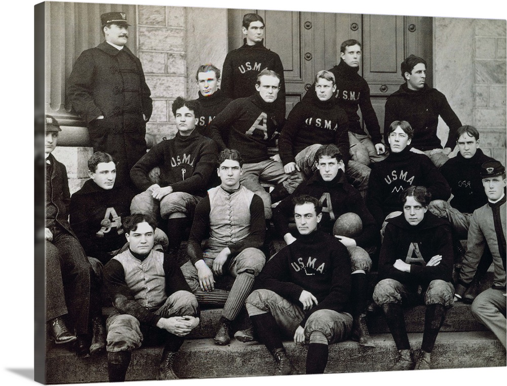 The football team of the United States Military Academy, 1896.