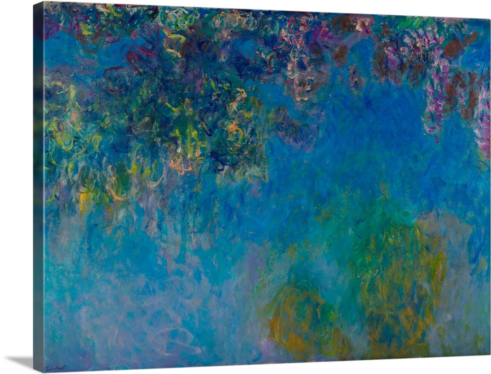 Monet, Wisteria, C1925. Oil On Canvas, Claude Monet, C1925.