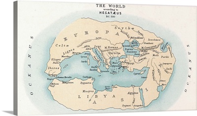 World Map, 500 BC