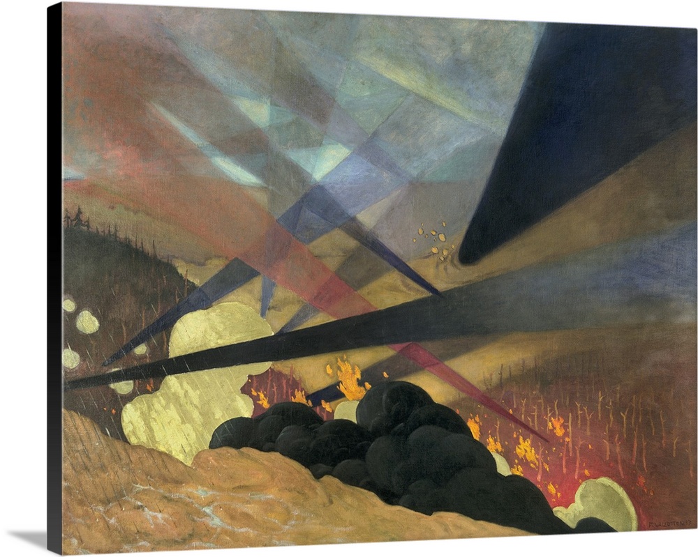 'Verdun.' Oil on canvas, 1917, by Felix Vallotton.