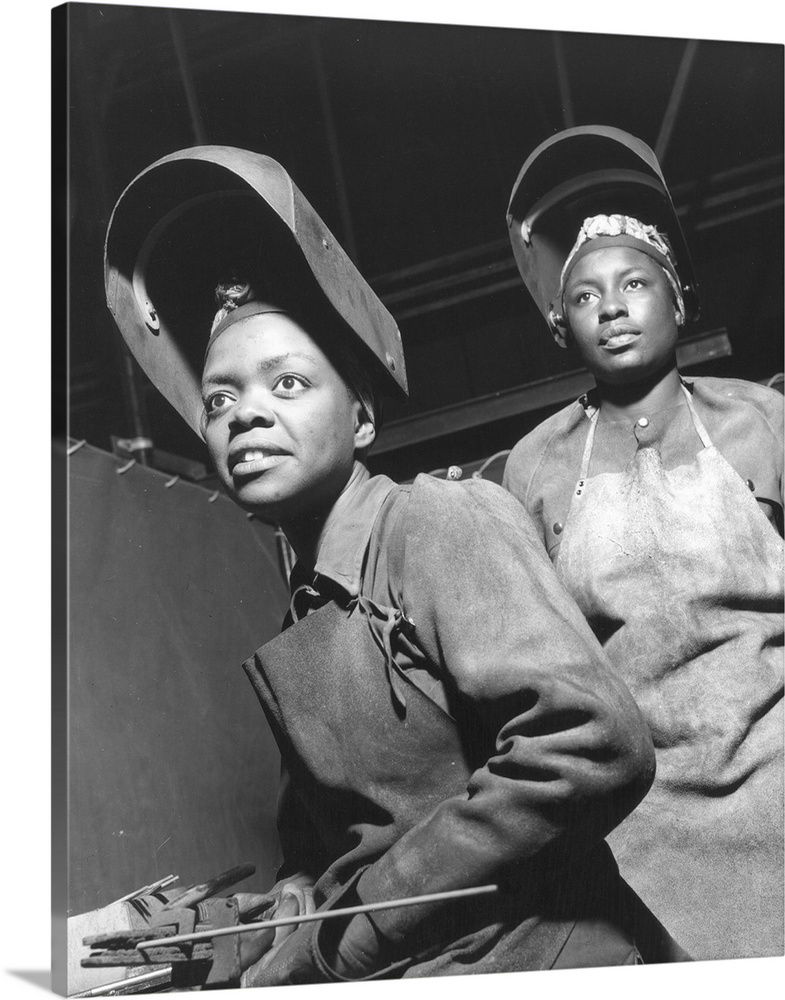 at the Landers, Frary and Clark Plant, New Britain, Connecticut. Photographed, 1943, by Gordon Parks.