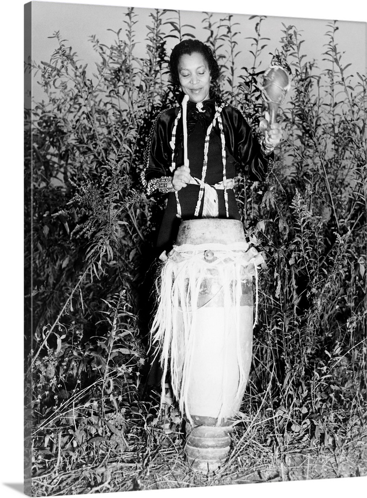 ZORA NEALE HURSTON (1903-1960). American writer and anthropologist. Photograph, 1937.