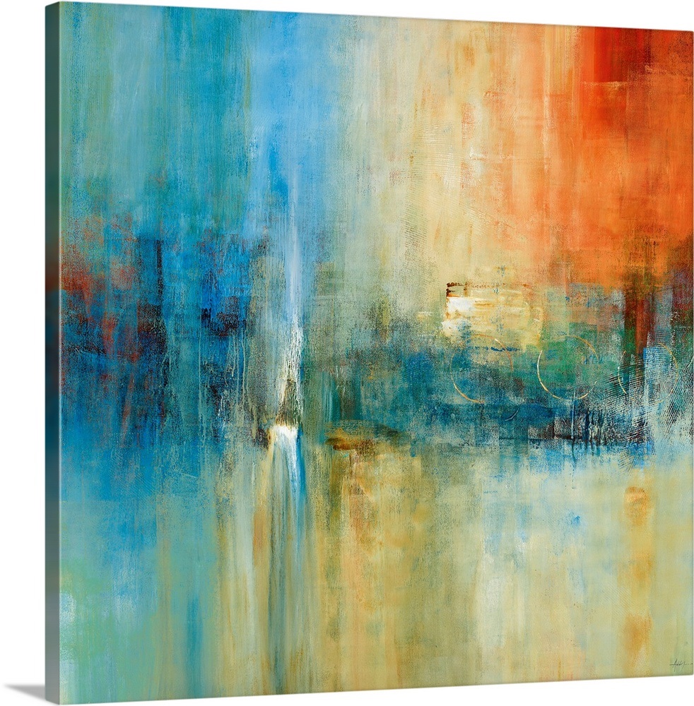 Blue Cascade Wall Art, Canvas Prints, Framed Prints, Wall Peels Great Big Canvas