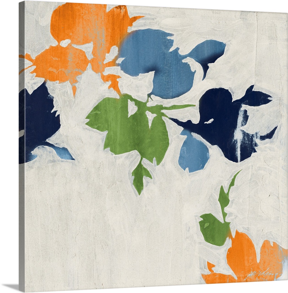 Earthy Falling Leaves I