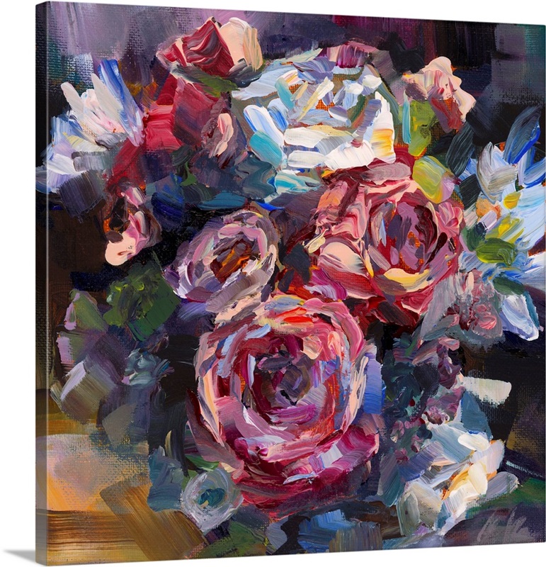 Look Who Caught The Bouquet Great Big Canvas