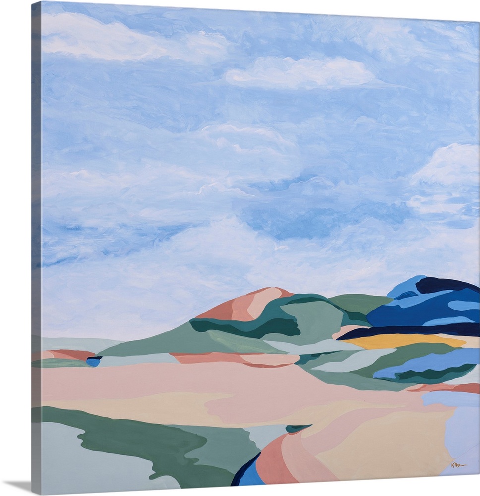 Patchwork Quilted Mountains II