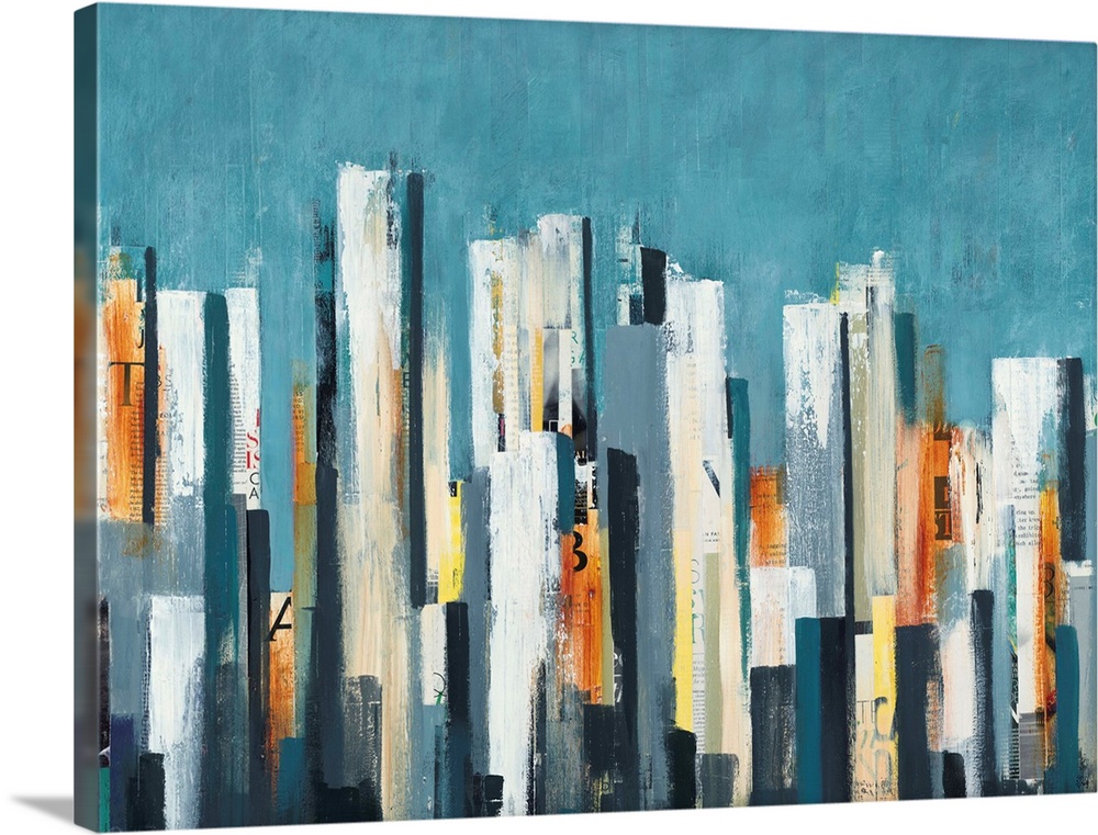Contemporary abstract painting geometric painting.