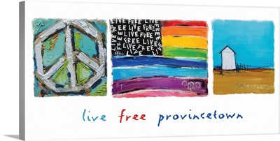 Live Free Provincetown Panorama