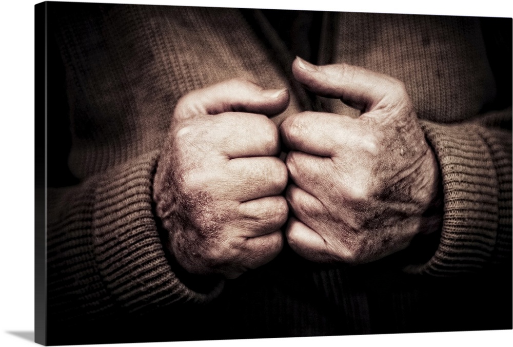 Old man's hands